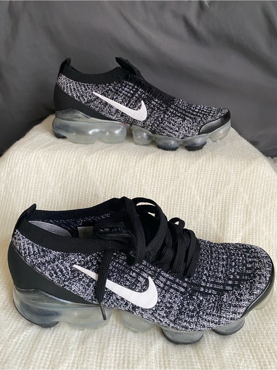 Nike Shoes - Nike Women’s VaporMax Flyknit Sneakers - Black & White Streetwear